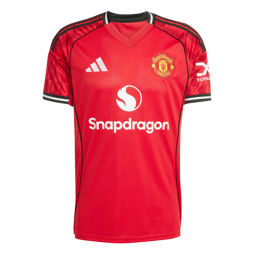 Manchester United 25/26 Home Shirt (JI7428, Jerseys / Shirts, Adidas) by www.protechkitzone.com Manchester United 25/26 Home Shirt