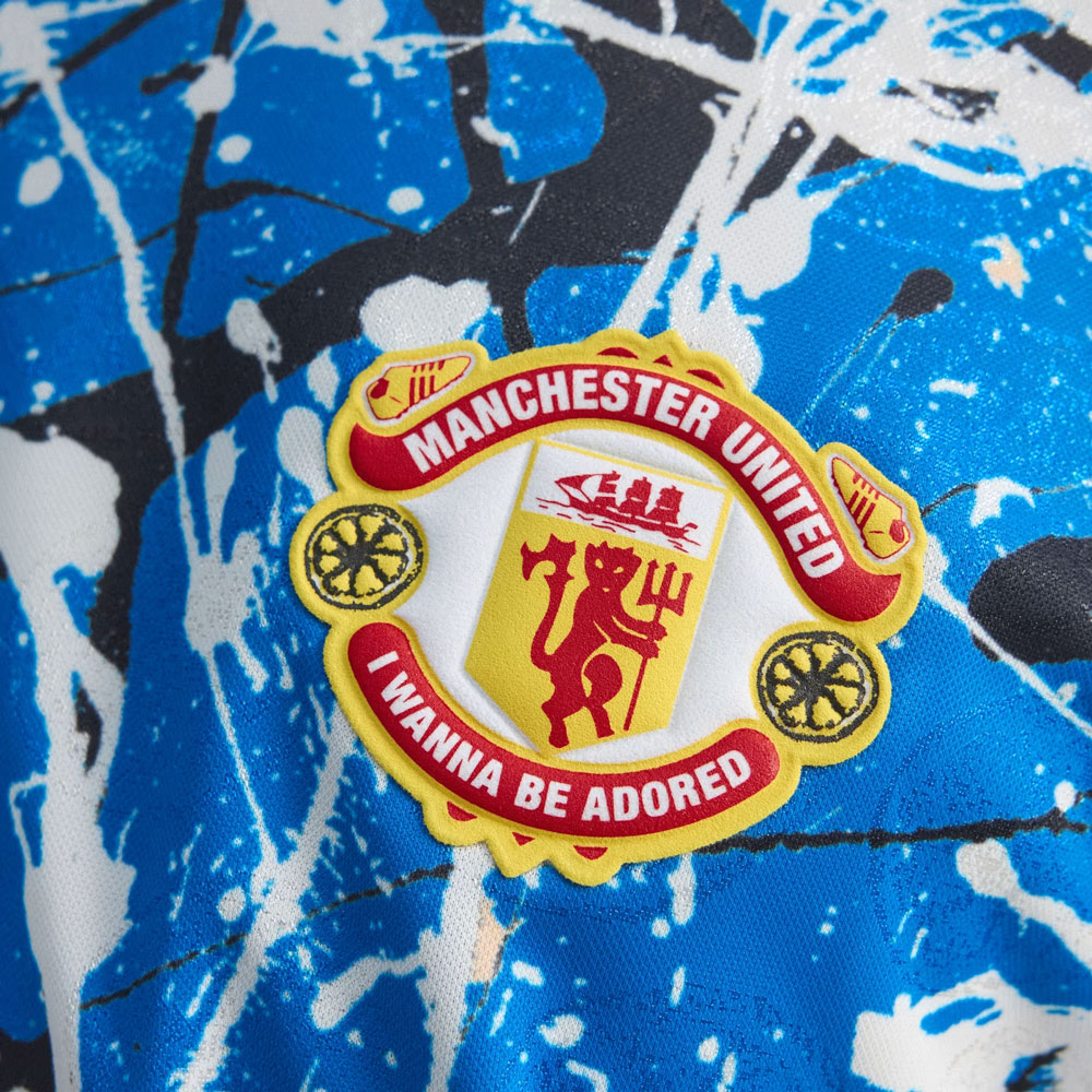 Manchester United Stone Roses Shirt (JZ7098, Manchester United, Adidas) by www.protechkitzone.com Manchester United Stone Roses Shirt