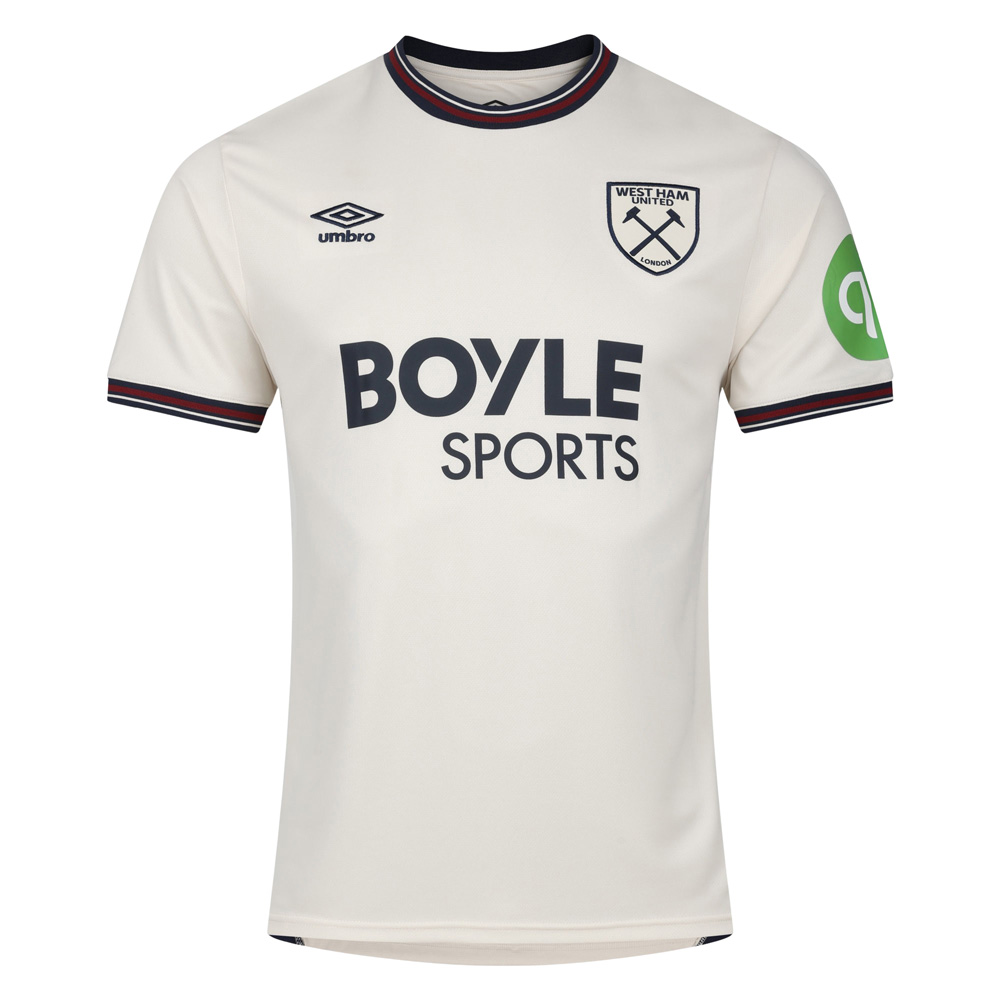 West Ham United 25/26 Away Shirt (TM12498-140, Jerseys / Shirts, Umbro) by www.protechkitzone.com West Ham United 25/26 Away Shirt