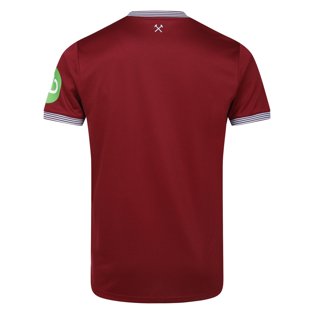 West Ham United 25/26 Home Shirt (TM12490-060, Jerseys / Shirts, Umbro) by www.protechkitzone.com West Ham United 25/26 Home Shirt