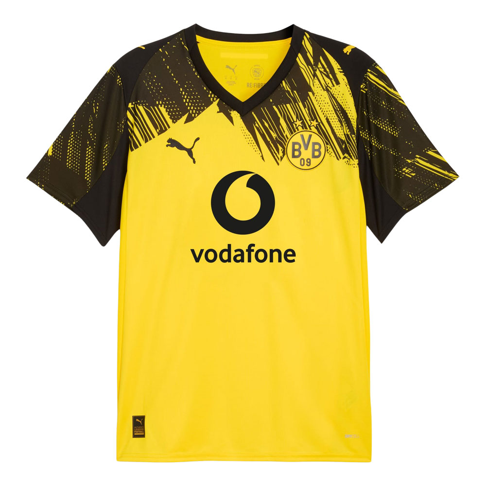 Borussia Dortmund 2025/26 Home Shirt (780088-01, Jerseys / Shirts, Puma) by www.protechkitzone.com Borussia Dortmund 2025/26 Home Shirt