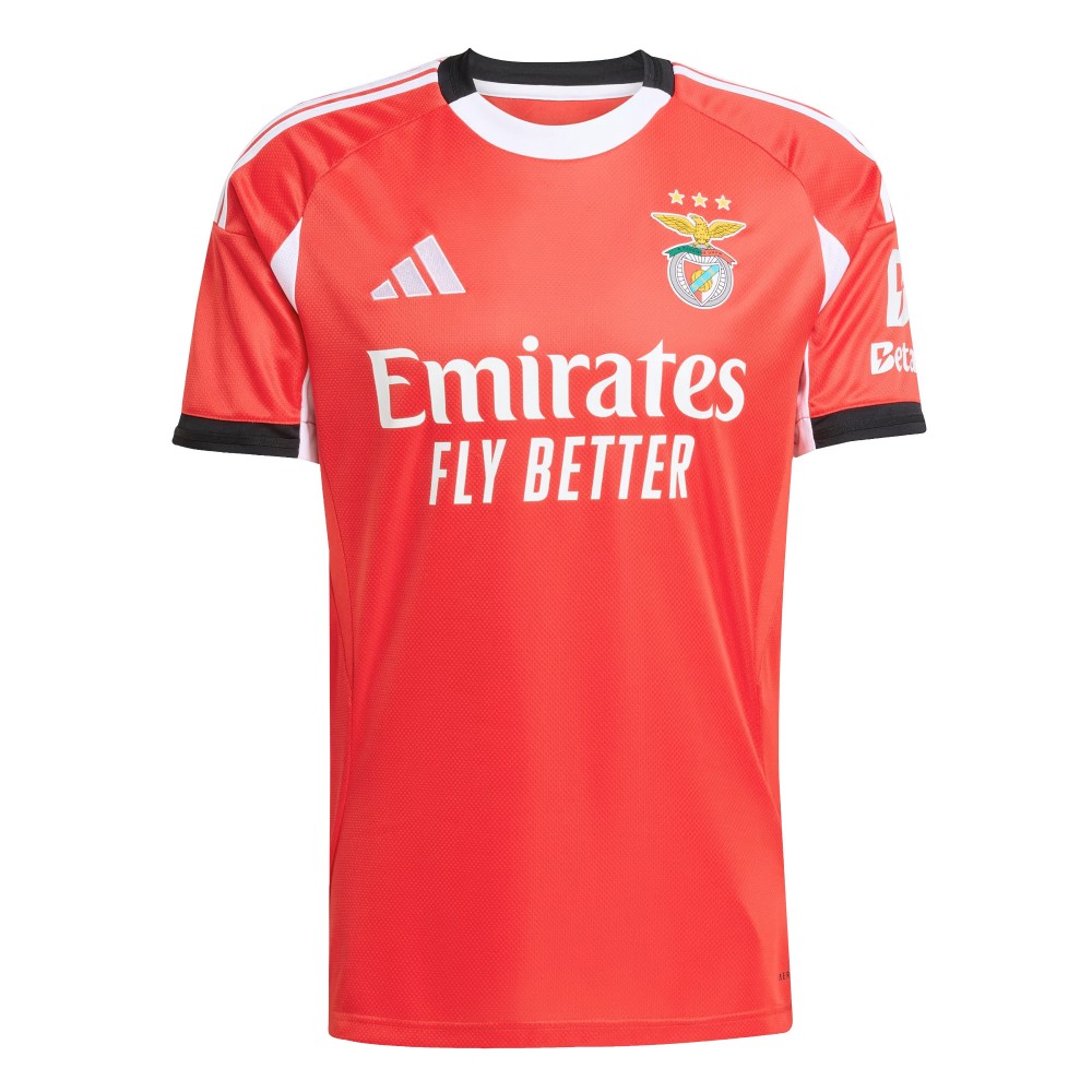 Benfica 25/26 Home Shirt (JD1403, Jerseys / Shirts, Adidas) by www.protechkitzone.com Benfica 25/26 Home Shirt