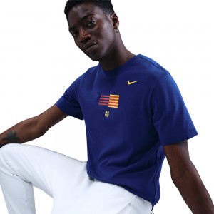 FC barcelona Flag T-Shirt - Deep Royal Blue