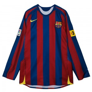 [Long Sleeve] FC Barcelona 05/06 Reissue Home Shirt - Ronaldinho 10