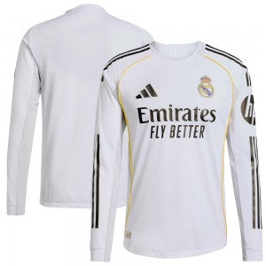 [Player Edition] [Long Sleeve] Real Madrid 25/26 Home Shirt