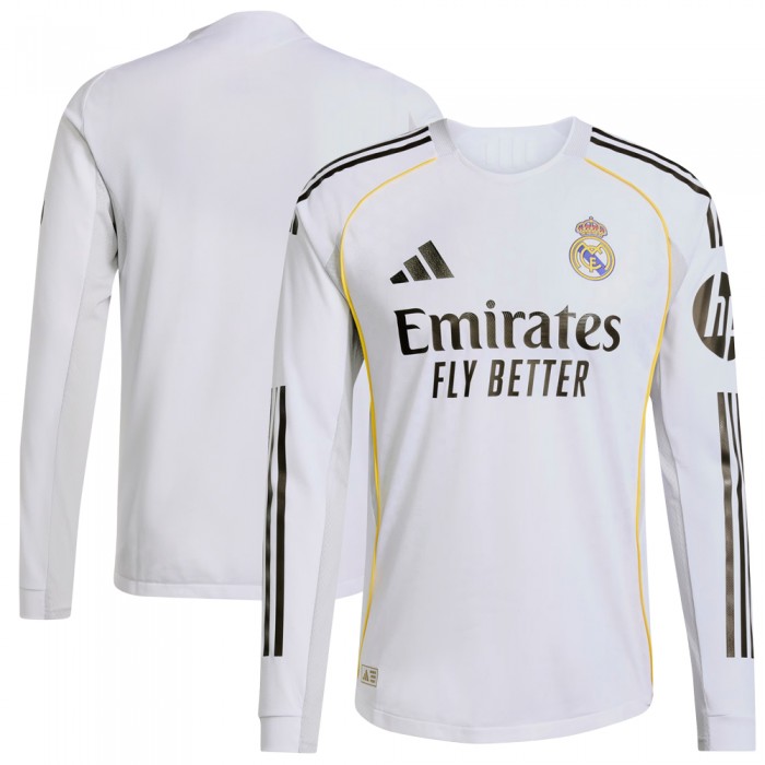 [Player Edition] [Long Sleeve] Real Madrid 25/26 Home Shirt
