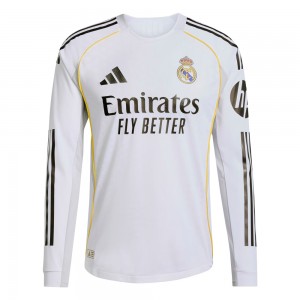 [Player Edition] [Long Sleeve] Real Madrid 25/26 Home Shirt