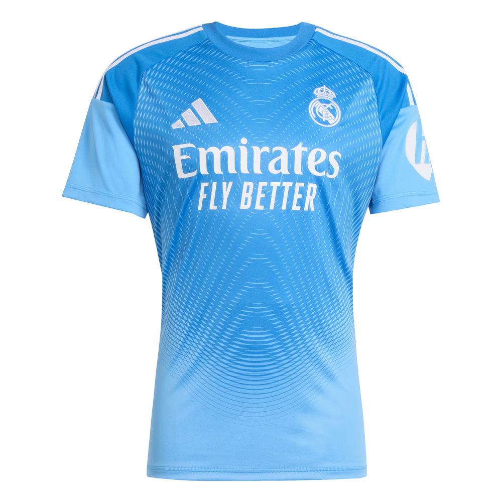 Real Madrid 25/26 Home Goalkeeper Shirt (JP4178, Jerseys / Shirts, Adidas) by www.protechkitzone.com Real Madrid 25/26 Home Goalkeeper Shirt