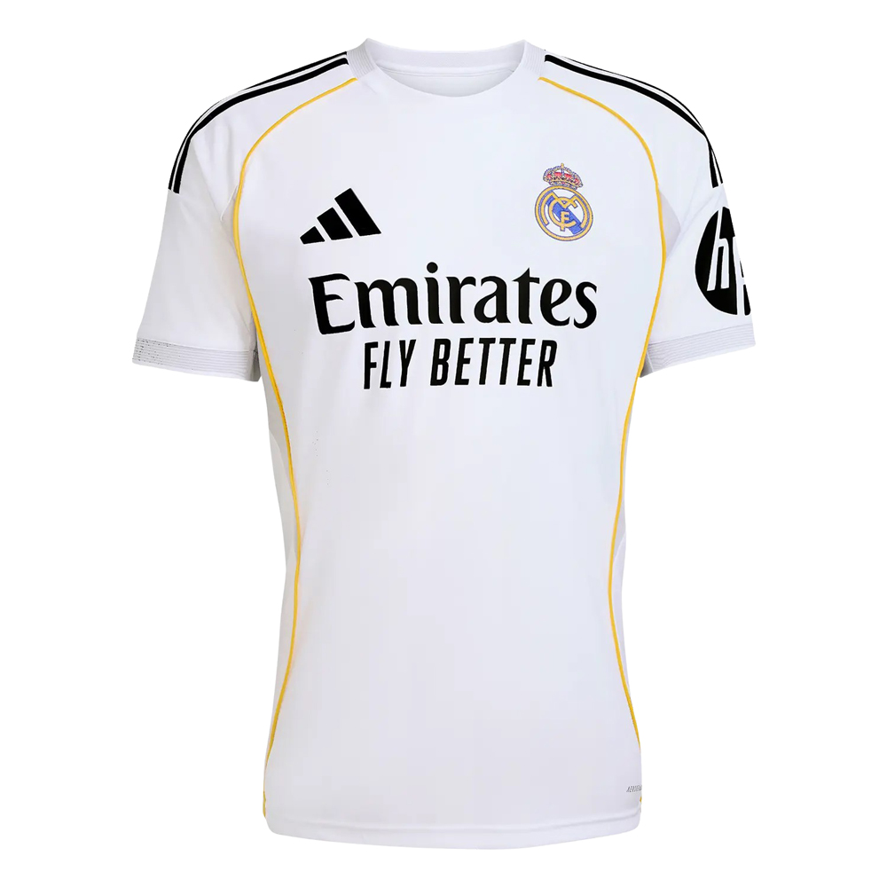 Real Madrid 25/26 Home Shirt (JJ1931, Jerseys / Shirts, Adidas) by www.protechkitzone.com Real Madrid 25/26 Home Shirt