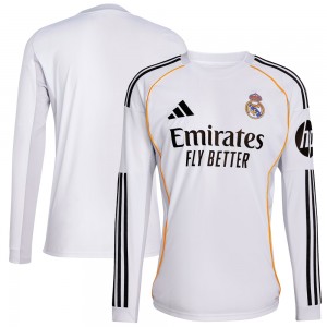 [Long Sleeve] Real Madrid 2025/26 Home Shirt
