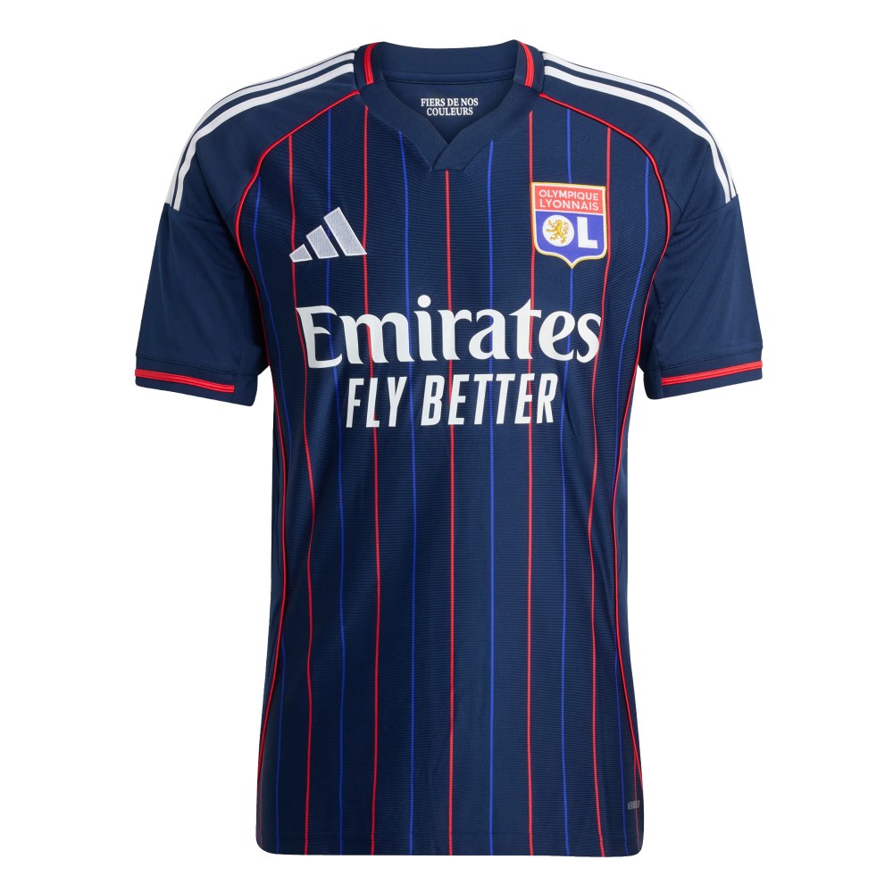 Olympique Lyonnais 25/26 Away Shirt (JD1393, Jerseys / Shirts, Adidas) by www.protechkitzone.com Olympique Lyonnais 25/26 Away Shirt