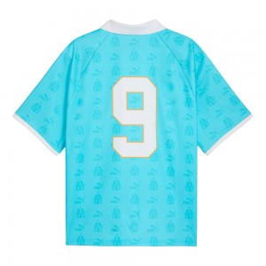 Olympique de Marseille KING Retro Shirt - Blue Olympique de Marseille KING Retro Shirt - Blue