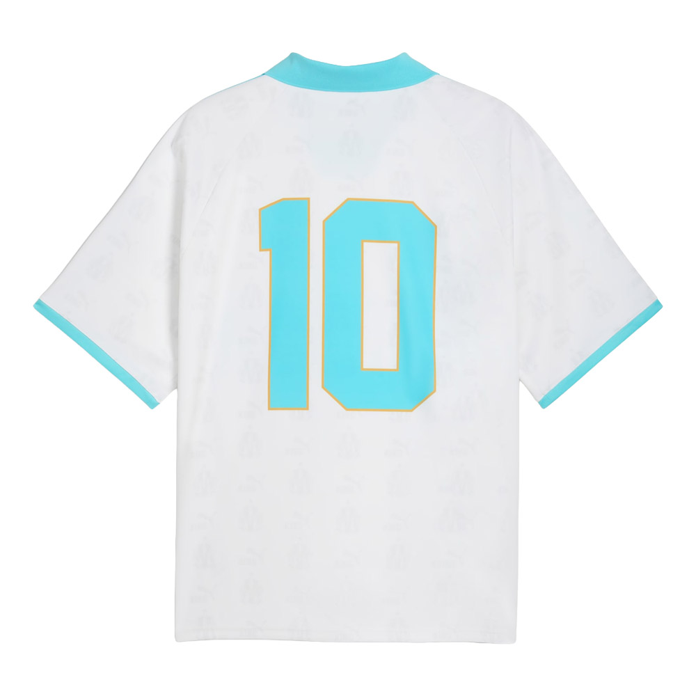 Olympique de Marseille KING Retro Shirt - Puma White (785777-40, Jerseys / Shirts, Puma) by www.protechkitzone.com Olympique de Marseille KING Retro Shirt - Puma White