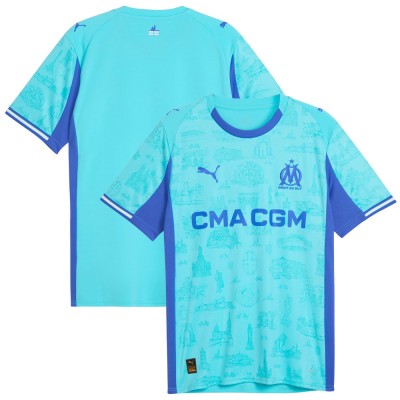 Olympique de Marseille 25/26 Special Edition Shirt - Aqua