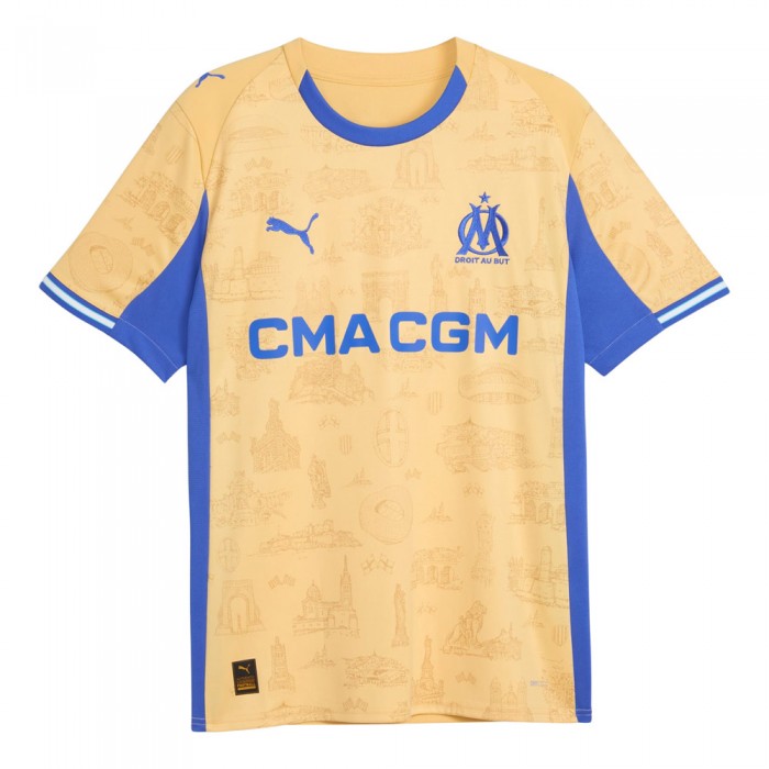 Olympique de Marseille 25/26 Special Edition Shirt - Gold