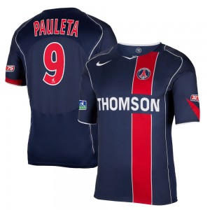 Paris Saint-Germain 2004 Total 90 Reissue Shirt - Pauleta 9 Full Ligue France Set