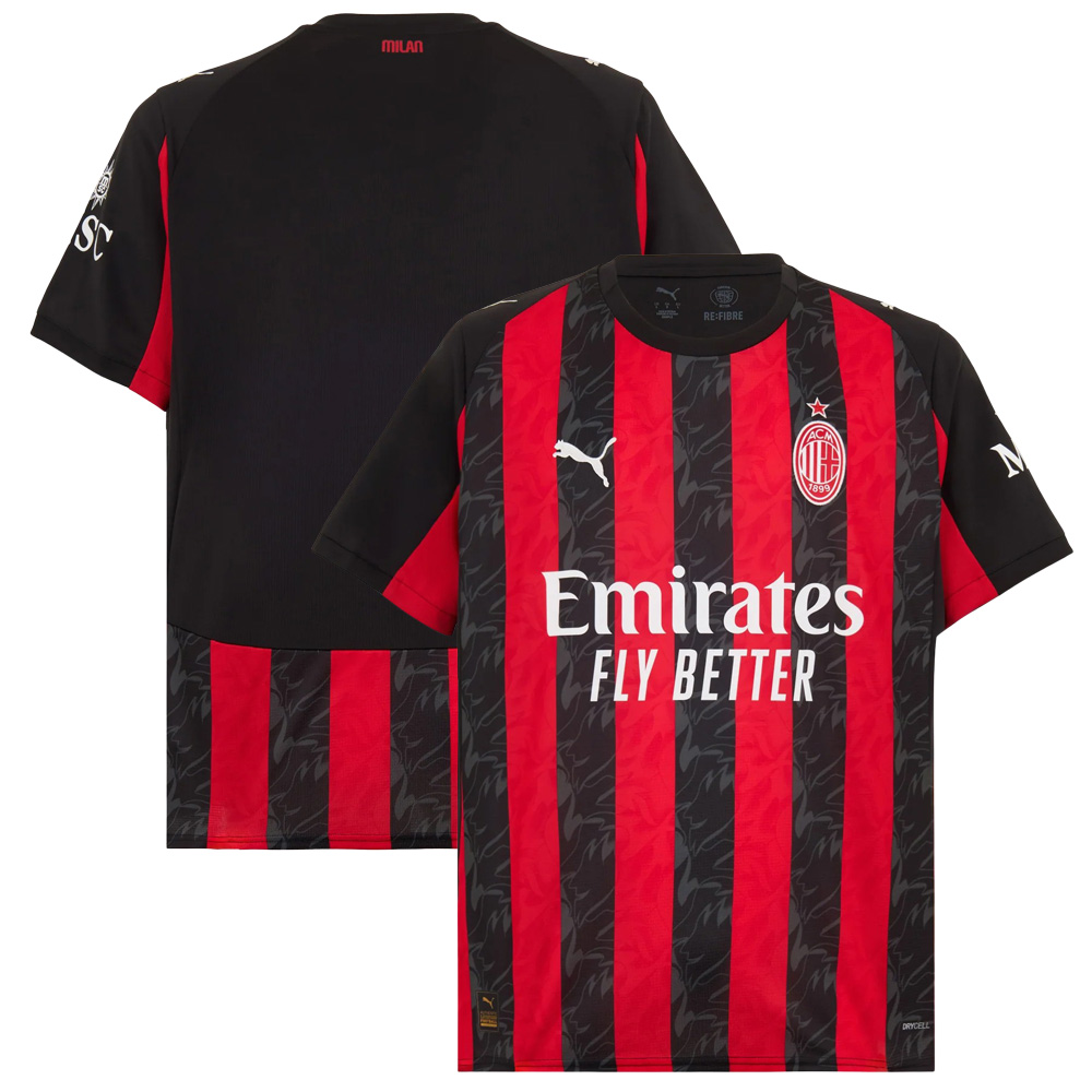 AC Milan 25/26 Home Shirt AC Milan 25/26 Home Shirt