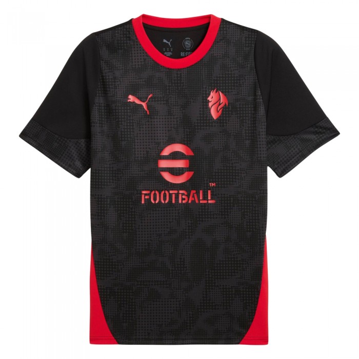 AC Milan 25/26 Training Shirt - Black/Red
