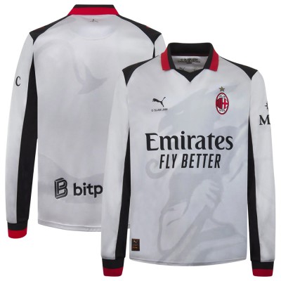 AC Milan x Slam Jam Long Sleeve Shirt - Silver