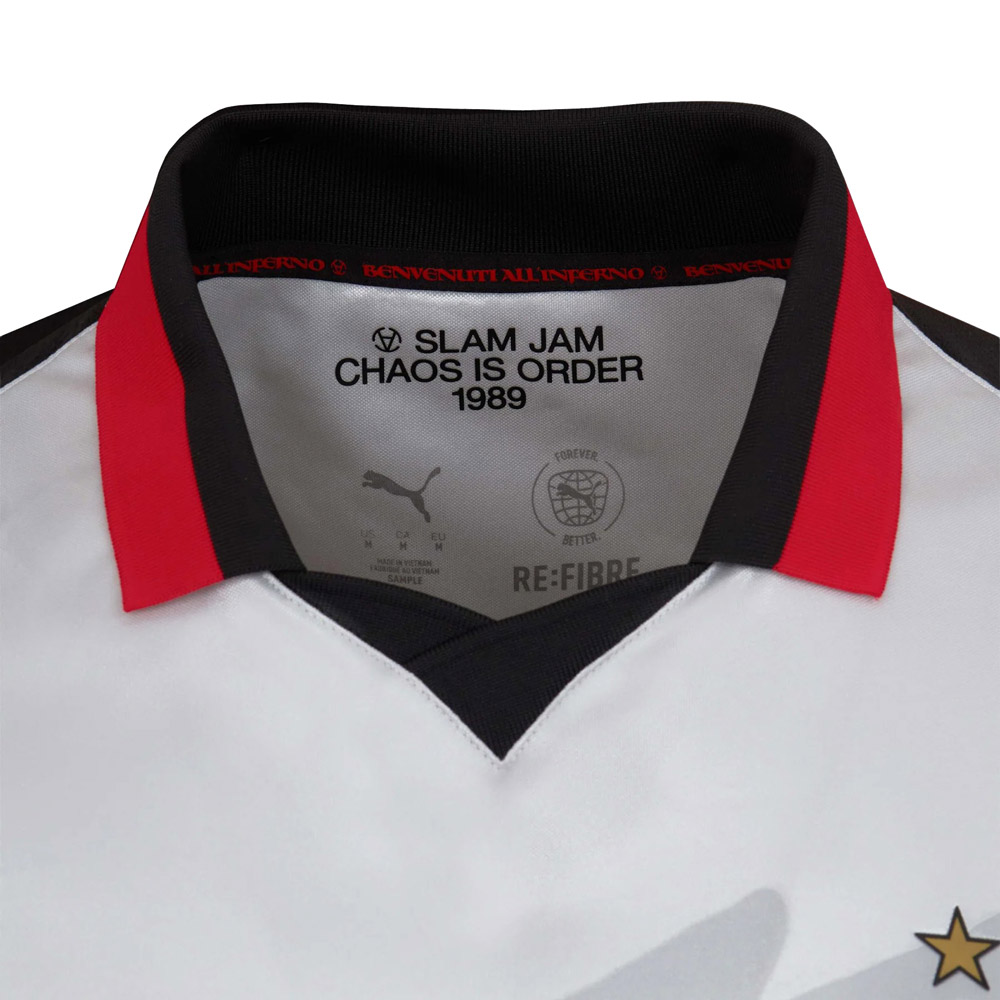 AC Milan x Slam Jam Long Sleeve Shirt - Silver (787637-01, AC Milan, Puma) by www.protechkitzone.com AC Milan x Slam Jam Long Sleeve Shirt - Silver