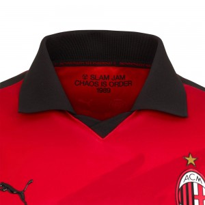 [Limited Edition] AC Milan x Slam Jam Long Sleeve Shirt - Red