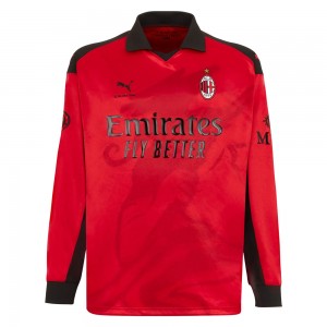 [Limited Edition] AC Milan x Slam Jam Long Sleeve Shirt - Red