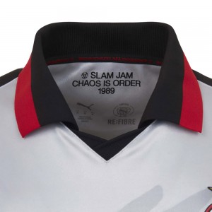 [Limited Edition] AC Milan x Slam Jam Long Sleeve Shirt - Silver