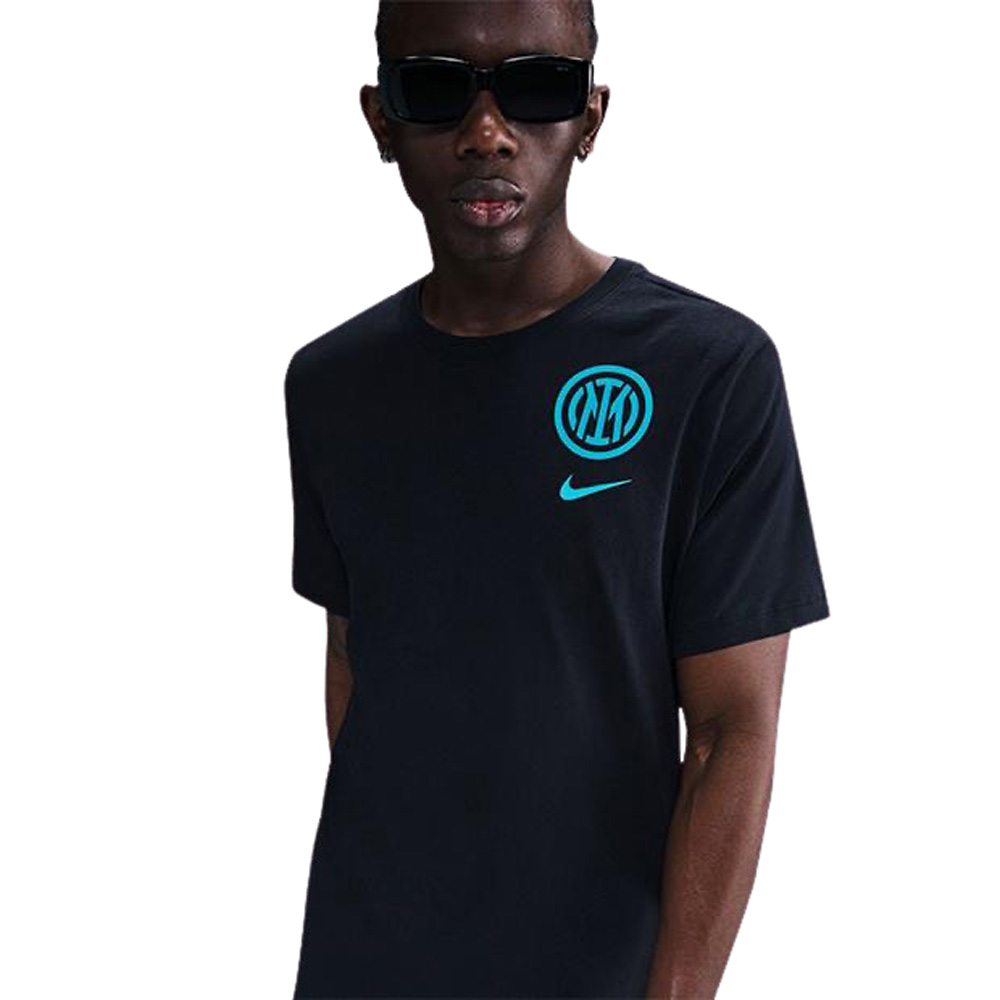 Inter Milan Soccer T-Shirt - Black Inter Milan Soccer T-Shirt - Black