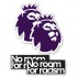 (Pair) Premier League 2023 Badge + No Room for Racism 