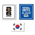 2026 World Cup Qualifiers Sleeve Patch (For Asia and South America) + Korea Flag