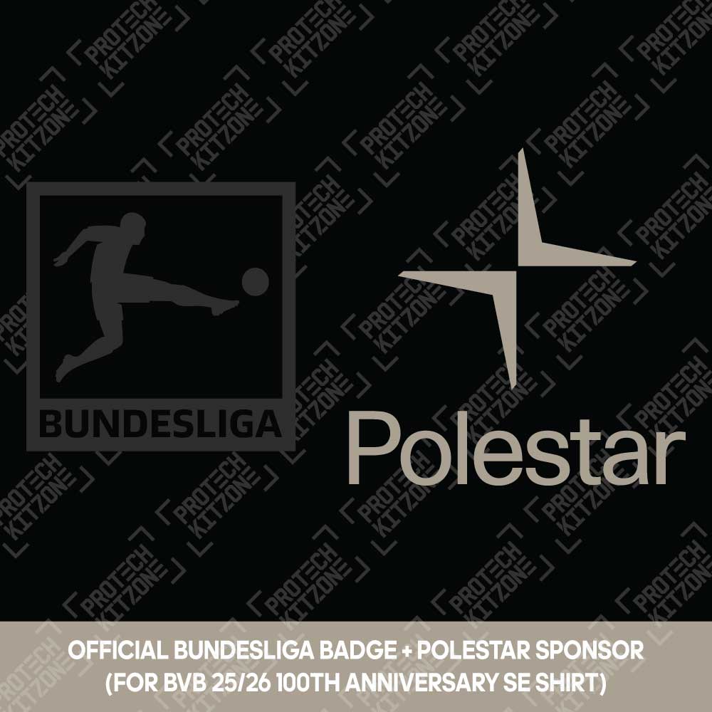 Bundesliga Black Badge + Polestar Sleeve Sponsor (For BVB 25/26 100th Anniversary Shirt) Bundesliga Black Badge + Polestar Sleeve Sponsor (For BVB 25/26 100th Anniversary Shirt)