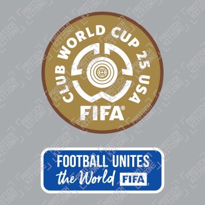 [Player Edition] Official FIFA CWC USA 2025 + Football Unites The World (Blue) Badges