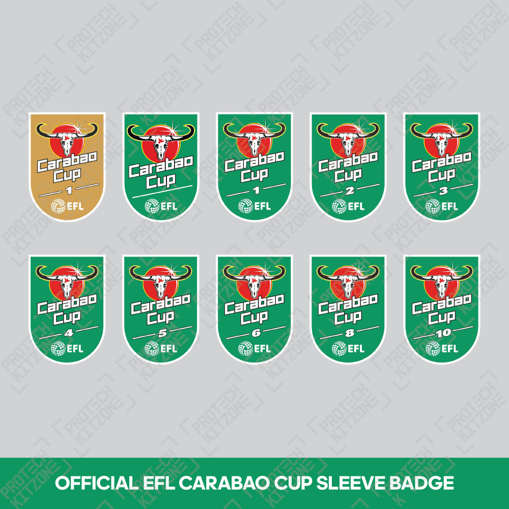 Official EFL Carabao Cup Sleeve Badge Official EFL Carabao Cup Sleeve Badge