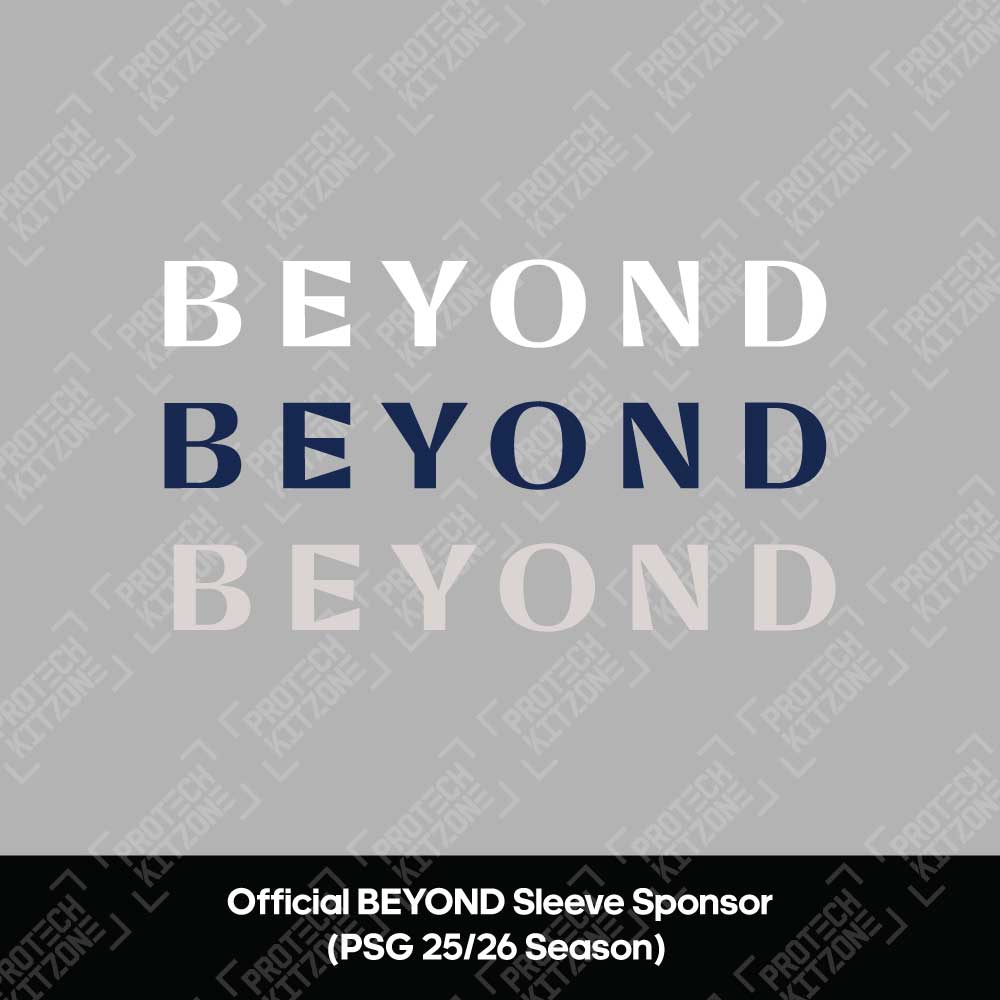 Official BEYOND Sleeve Sponsor (For PSG 2025-26 Shirt) - Player Size Official BEYOND Sleeve Sponsor (For PSG 2025-26 Shirt) - Player Size