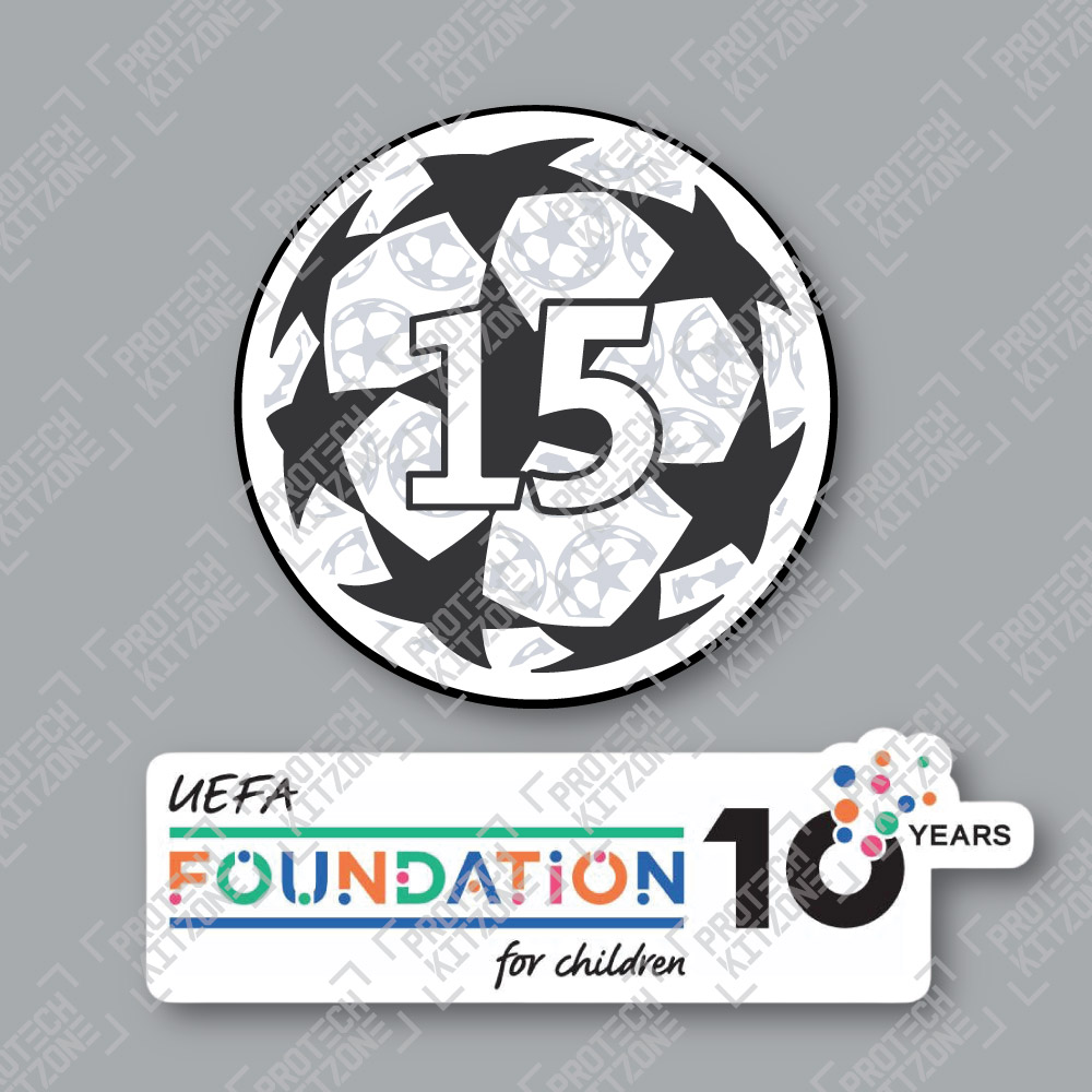 Official Sporting iD UEFA UCL Starball BOH15 + UEFA Foundation 10yr Anniversary Badge Set (UEFA CL BOH15 FD 10, UEFA Champions League, ) by www.protechkitzone.com Official Sporting iD UEFA UCL Starball BOH15 + UEFA Foundation 10yr Anniversary Badge Set