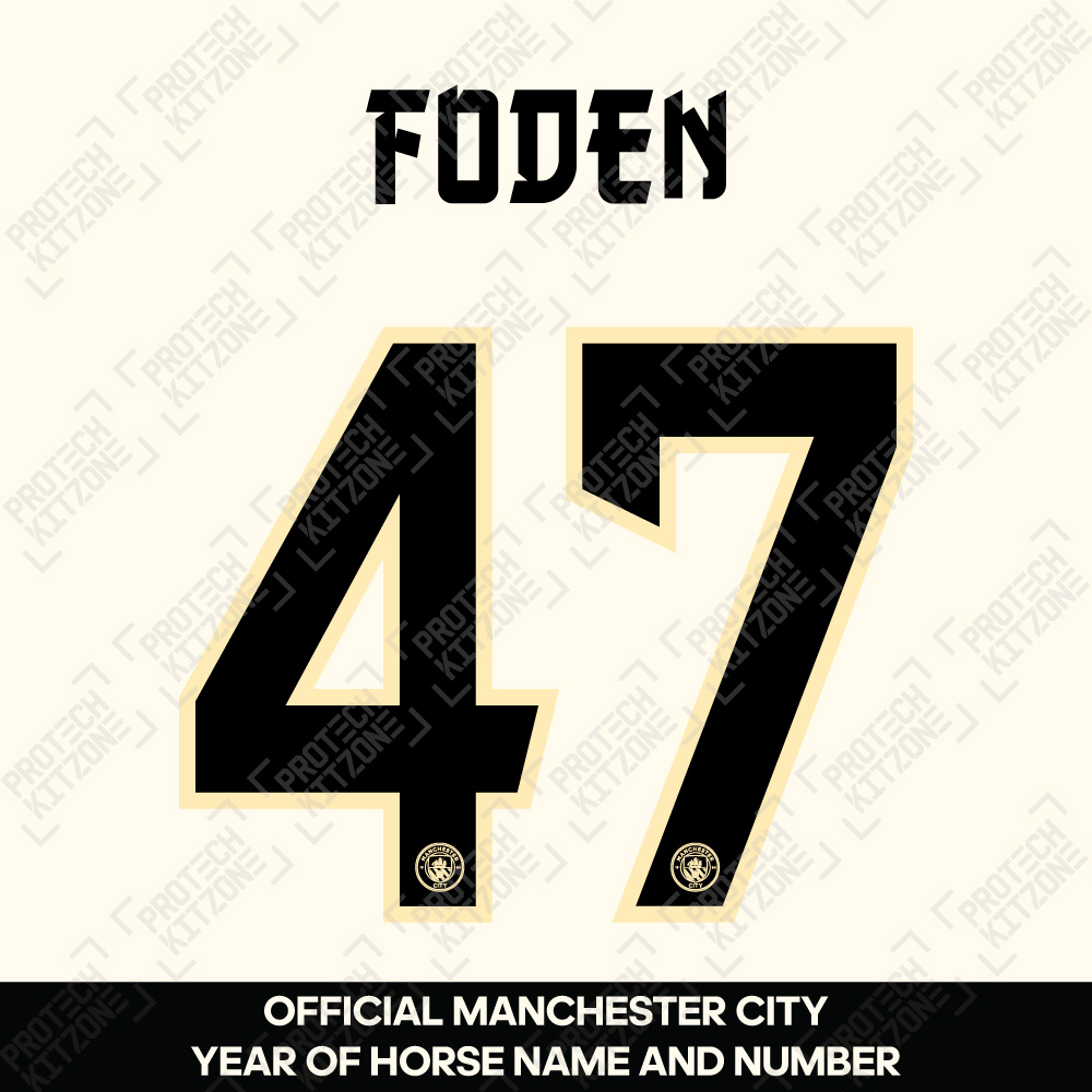 Foden 47 (Official Manchester City Year of Horse Name and Numbering) Foden 47 (Official Manchester City Year of Horse Name and Numbering)