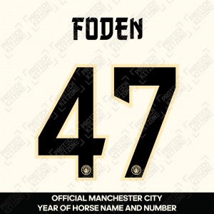 Foden 47 (Official Manchester City Year of Horse Name and Numbering)