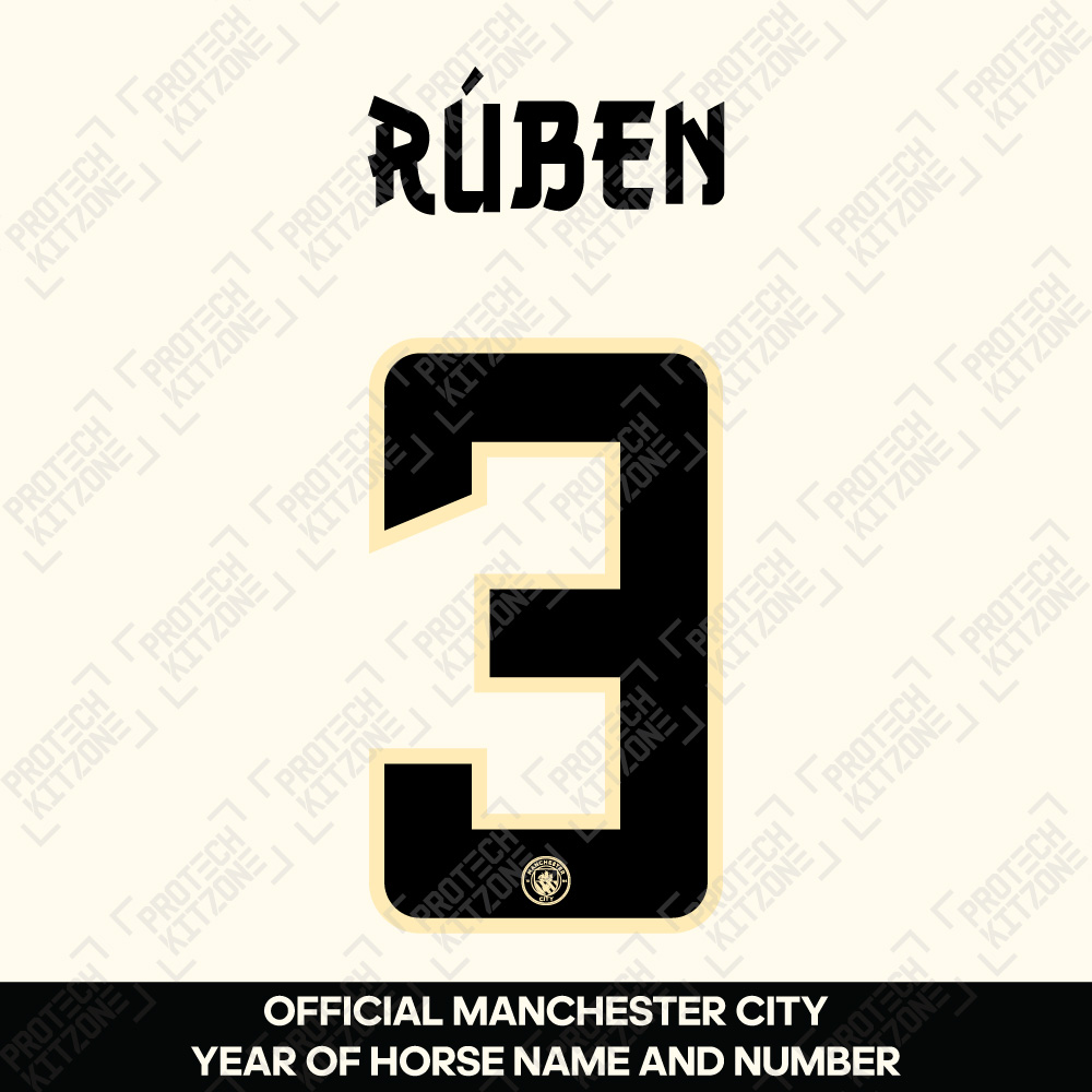 Rúben 3 (Official Manchester City Year of Horse Name and Numbering) Rúben 3 (Official Manchester City Year of Horse Name and Numbering)