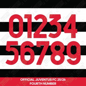 Official Juventus x Sgura 25/26 Fourth Numbering