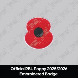 Official 2025/27 Royal British Legion Poppy Patch