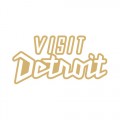 Visit Detroit (Gold/White)