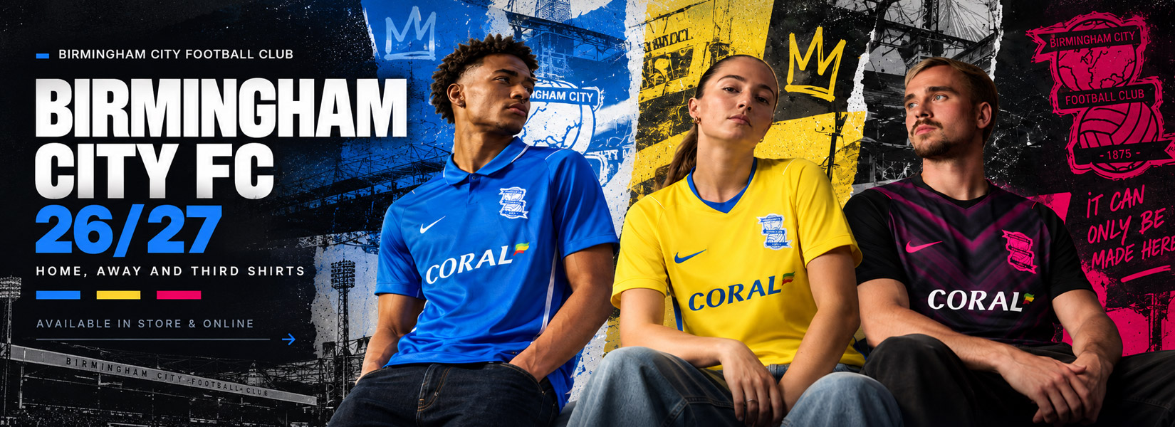 Birmingham City FC 26/27 Jersey — Shop Now