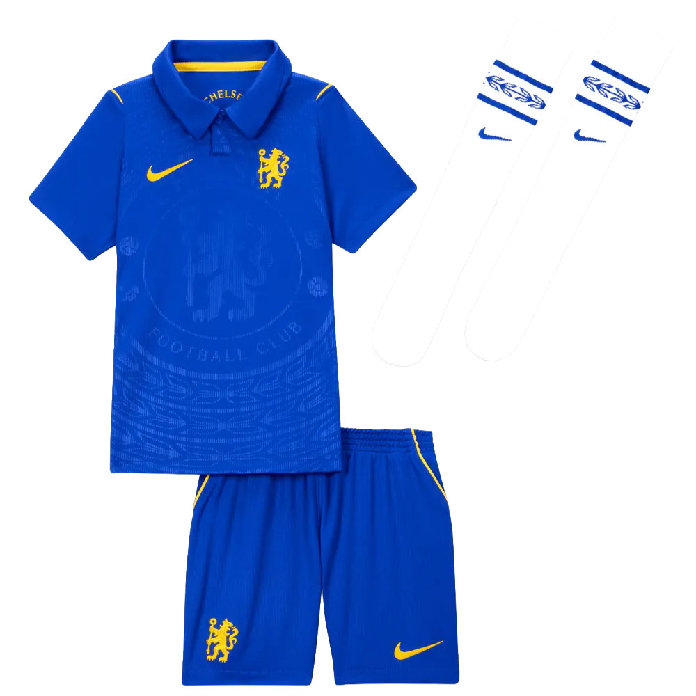 [Little Kids] Chelsea 26/27 Home 3-Pieces Kit