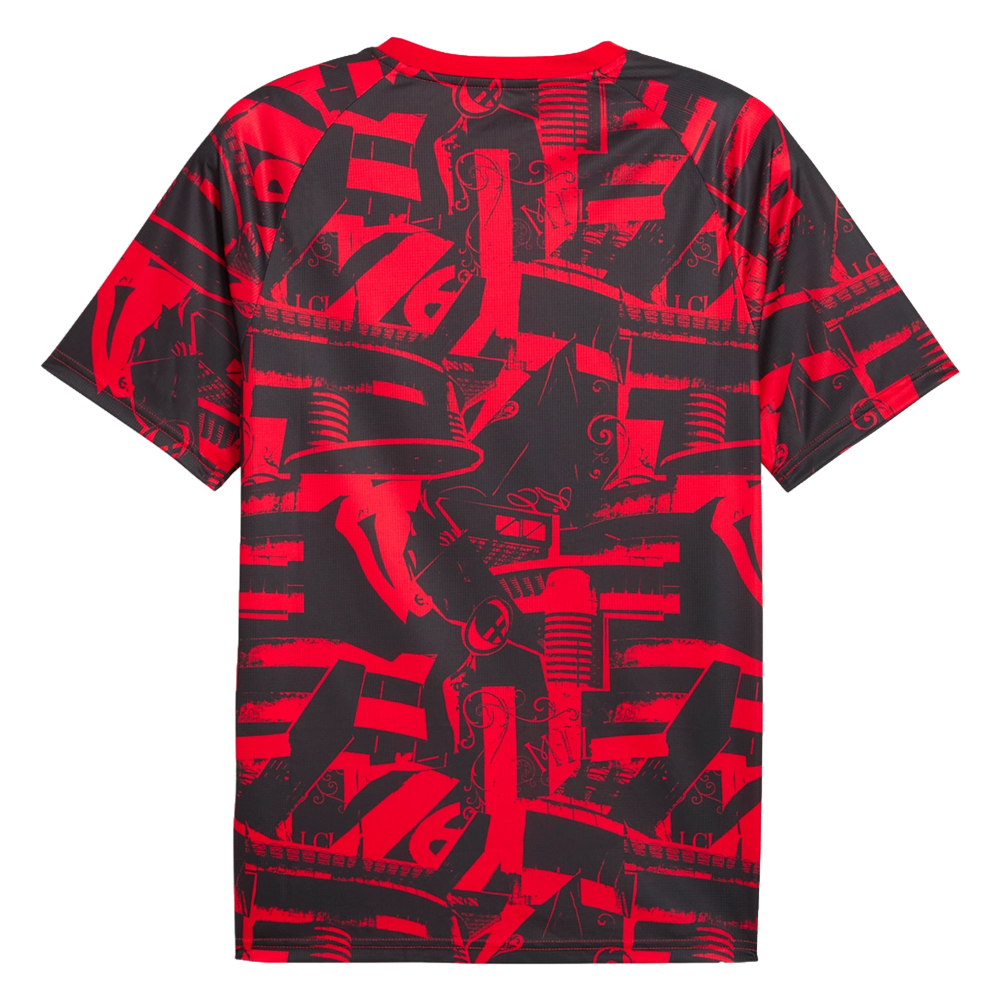 AC Milan 26/27 Warmup Shirt - Red AC Milan 26/27 Warmup Shirt - Red