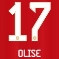 Olise 17 (Home - White/Gold)