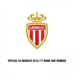 Official Name and Number Cup Printing for AS Monaco 16/17 Ligue 1 Home/Away Shirt ***(More Players Available)