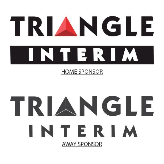 Triangle Interim Official Sleeve Sponsor Printing for AS Monaco 2016/17 Home / Away Shirt