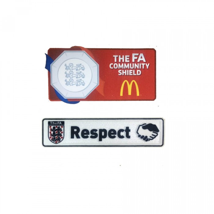 Official The FA Community Shield & Respect Patches (2016/17 version), Official English Leagues Badges, COMMUNITYRESPECT16, 