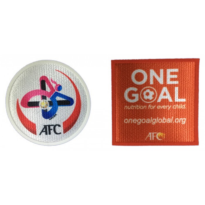 Official AFC Women Futsal 2016 + One Goal Patches, Official Asia Football Badges, AFCWFSET, 
