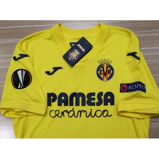 Villarreal CF 2020/21 Europa League Home Shirt With Gerard #7